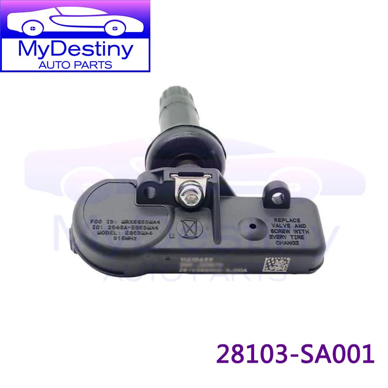 315MHZ TPMS Tire Pressure Monitor Sensor for 2008-2018 Subaru Forester Outback Impreza Legacy WRX XV 28103-SA001 28103SA001