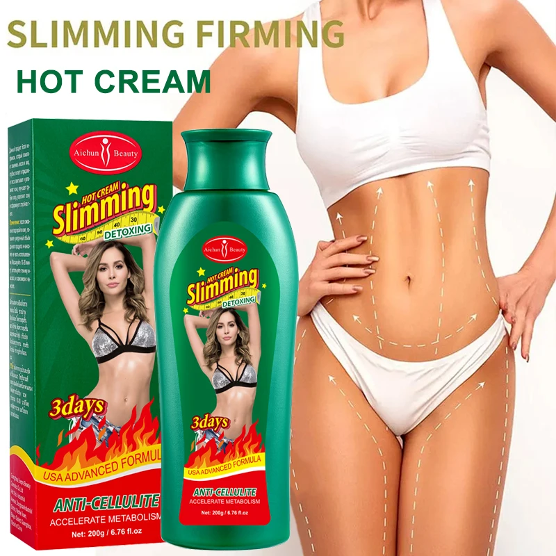 

200g Effective Slimming Cream Burning Fat Shaping Weight Firming Lifting Anti Wrinkle Waist Abdomen Limbs Caffeine Body Care