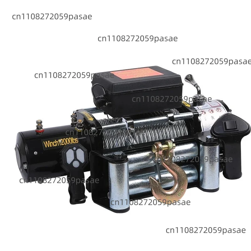 Electric Winches 12V,  Small Cranes, Vehicle-mounted Electric Hoists, 3-ton Truck Lifting Winches