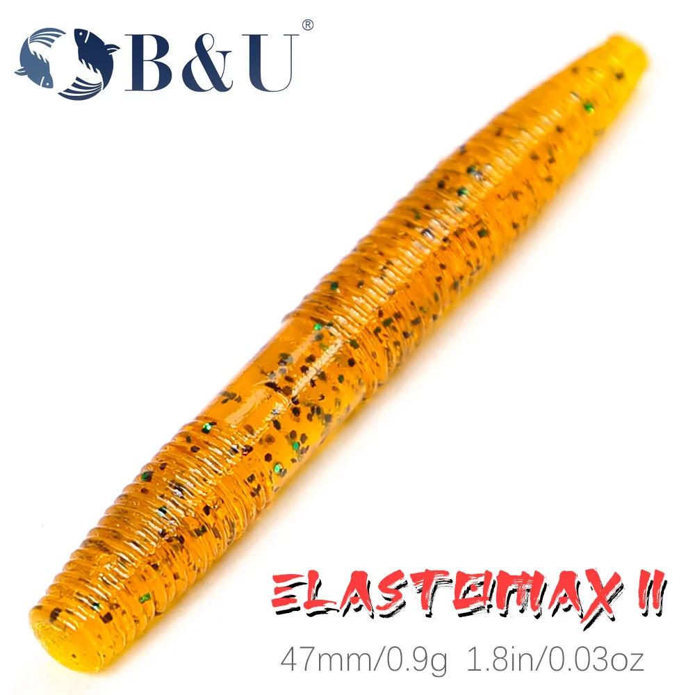 

B&U 10pcs Floating Senko Worm Silicon baits For Perch Trout Tpr Stickbait soft plastic fishing lures Artificial Bait Wobbler