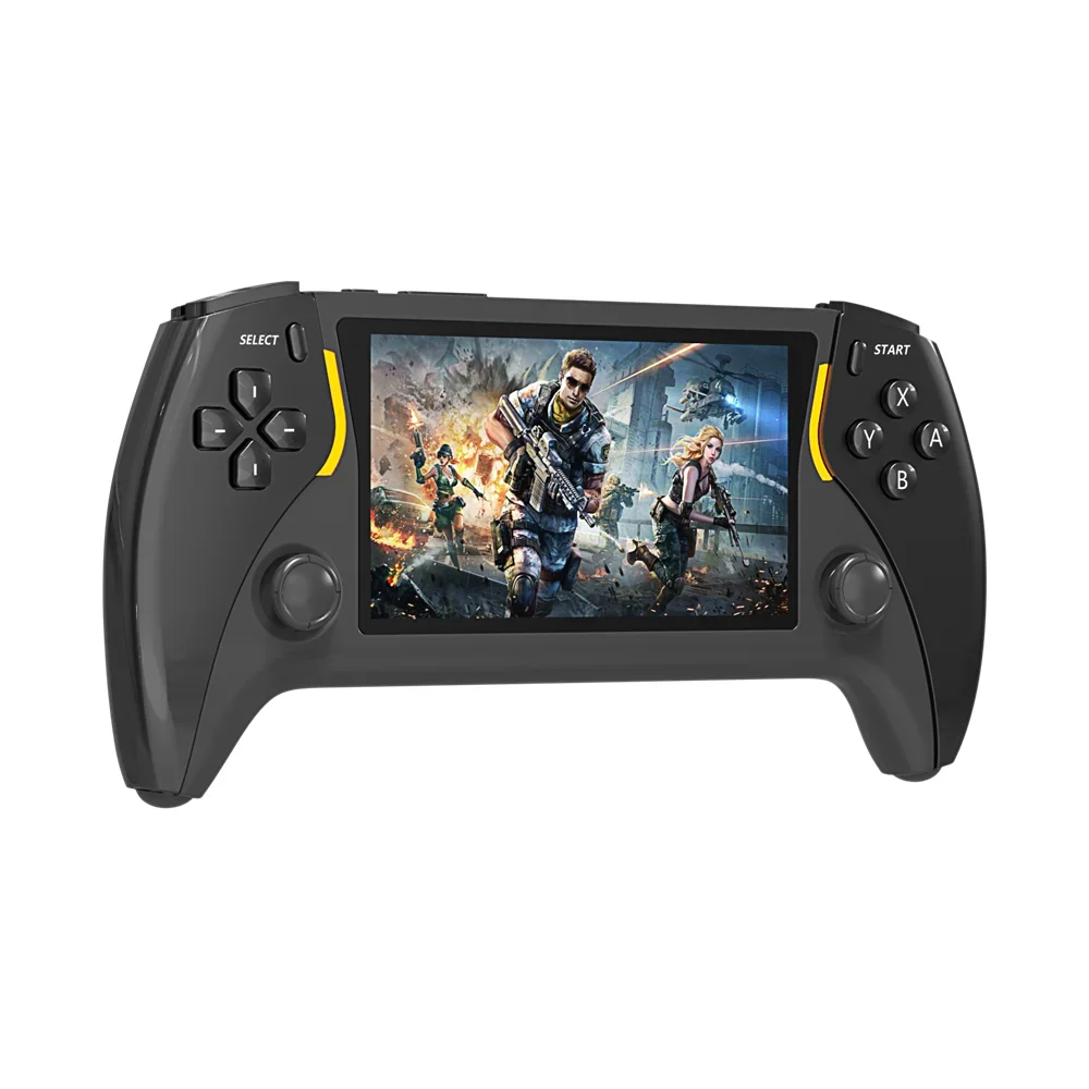 Project X Portable Pocket Video Game Console 4.3” IPS Screen Support PS1 Retro Gaming Dual Speaker Stereo