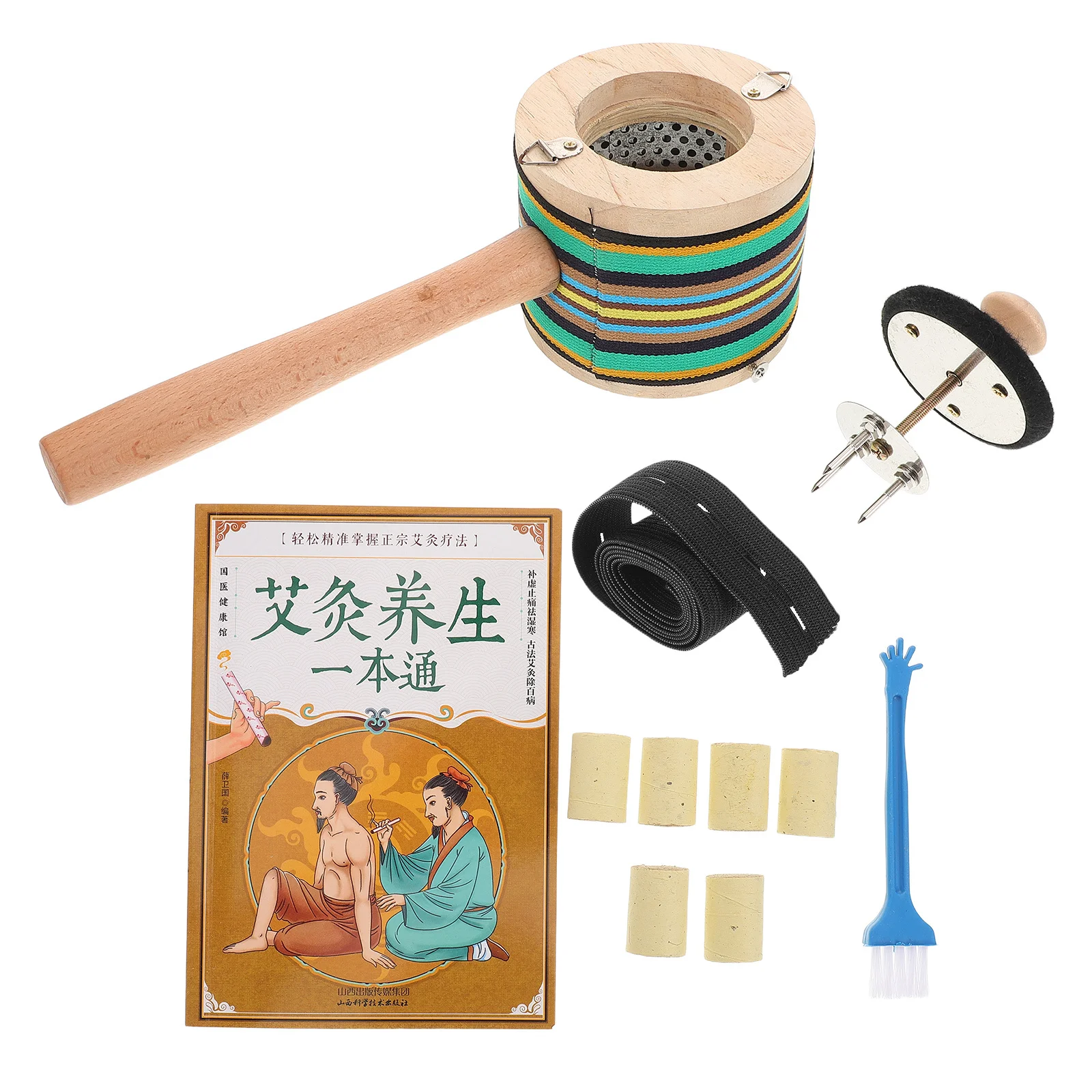 

1 set 1 Set Handheld Smoke-Free Moxibustion Box Wooden Moxa Burner For Precise Heat Natural Aroma Therapy Tool Moxibustion Kit