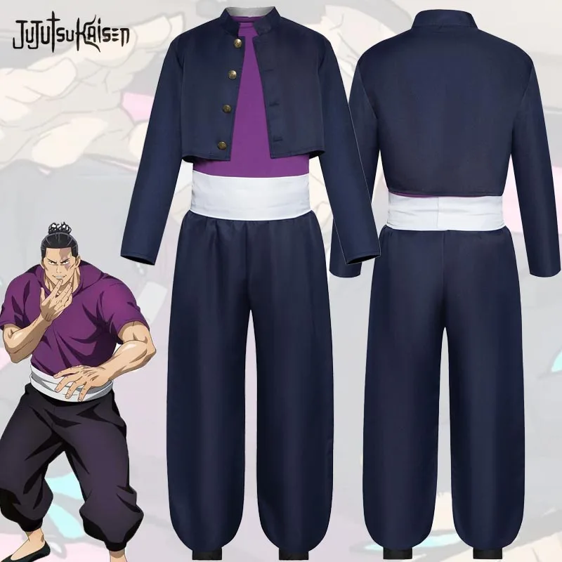 Anime Todo Aoi Jujutsu Kaisen Cosplay Costume Uniform Coat Top Pants Halloween Carnival Set Party Black Daily Clothes Adult Men