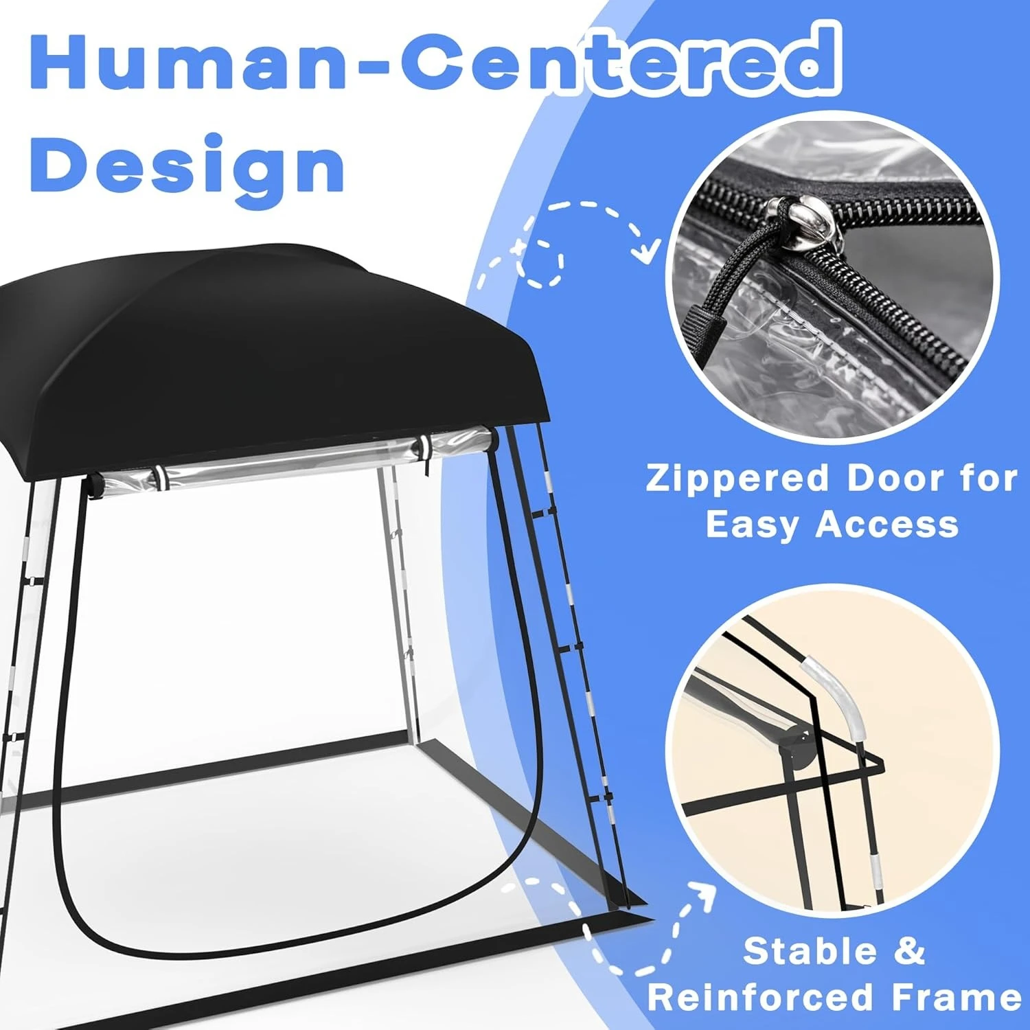 

2-4 Persons Waterproof Sports Tent Portable Clear Bubble Shelter For Outdoor Sport Watching Camping