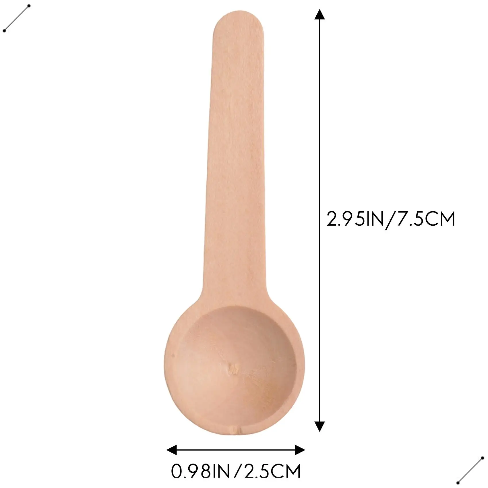 100 Pieces Mini Wooden Spoons Small Wooden Spoons Condiments Salt Spoons For Spice Jam Coffee Condiment Honey Teas Sugar