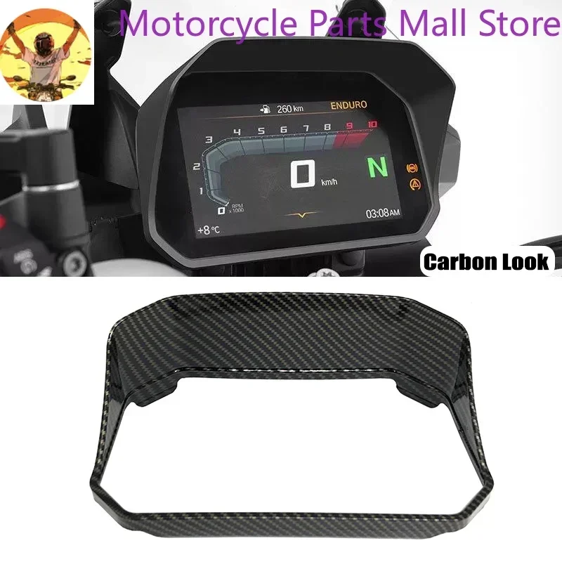 For BMW R1200GS LC R1250GS ADV R1250R/RS F750GS F850GS F900XR Carbon Look Instrument Hat Sun Visor Meter Cover Screen Protector