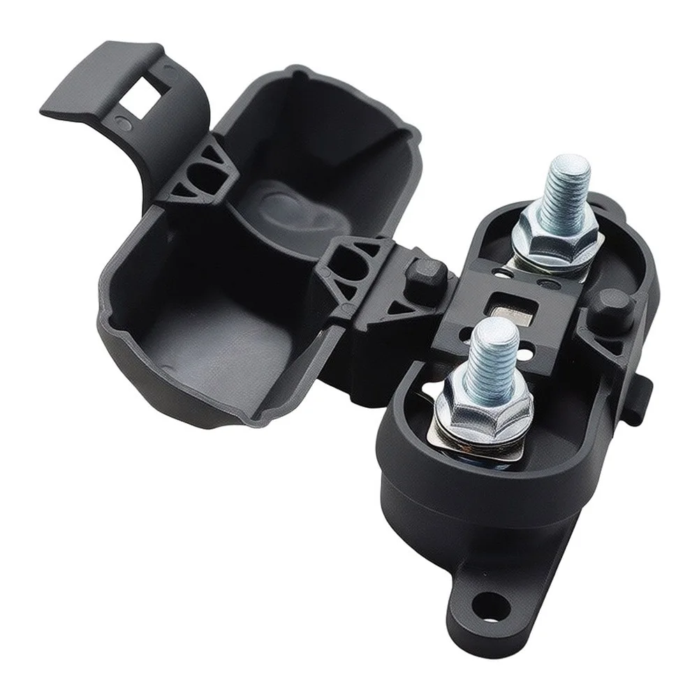 Compact Nylon Fuse Box for Automotive Applications with Bolt Mount Design and Reliable Circuit Protection Function