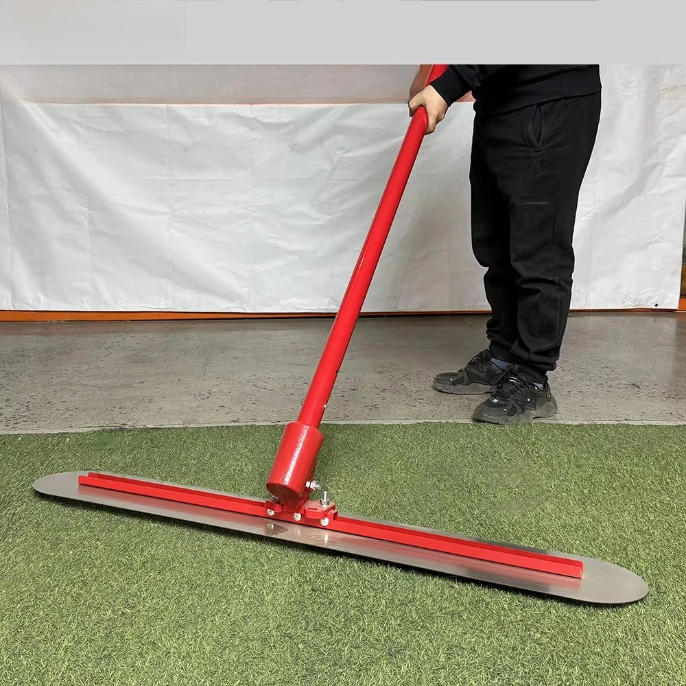Factory Sale Steel Aluminium Alloy Manual Concrete Floor Leveler Surface Finishing Leveling Machines Cement  Bull Float