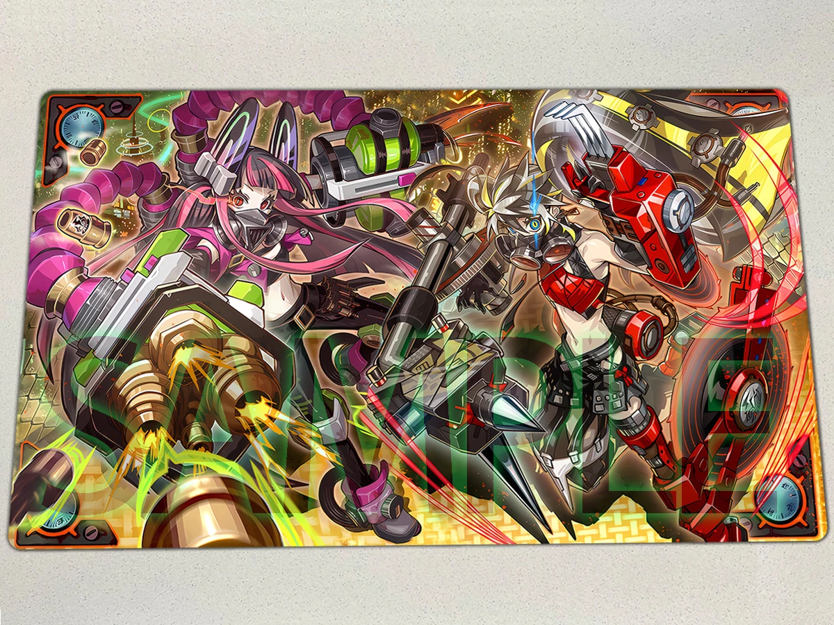 YuGiOh Playmat Kewl Tune Remix TCG CCG Mat Kewl Tune RS Pad キラーチューン・レッドシール Trading Card Game Duel Mat Mousepad Rubber Gaming Pad