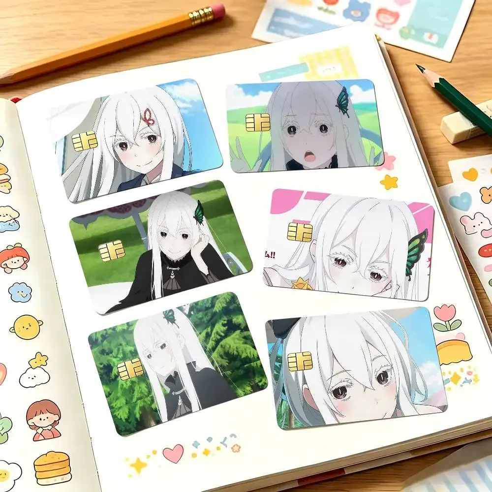 Echidna Anime Characters Card Sticker Cartoon Art Credit Card Skin Anti Scratch Bank Debit Card Decal