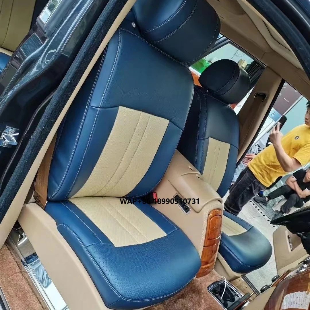 

For Rolls-Royce Seat Covers Sports Car Seat Cushion Breathable Leather Cover Ventilation for Summer Use Foreign Trade