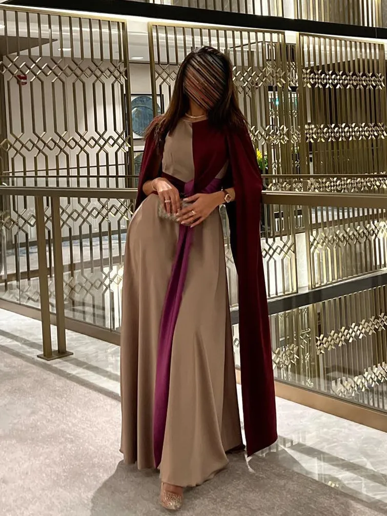 

2023 Spring/Summer Women's Sexy Patchwork Shawl Ball Dress Jumpsuit New