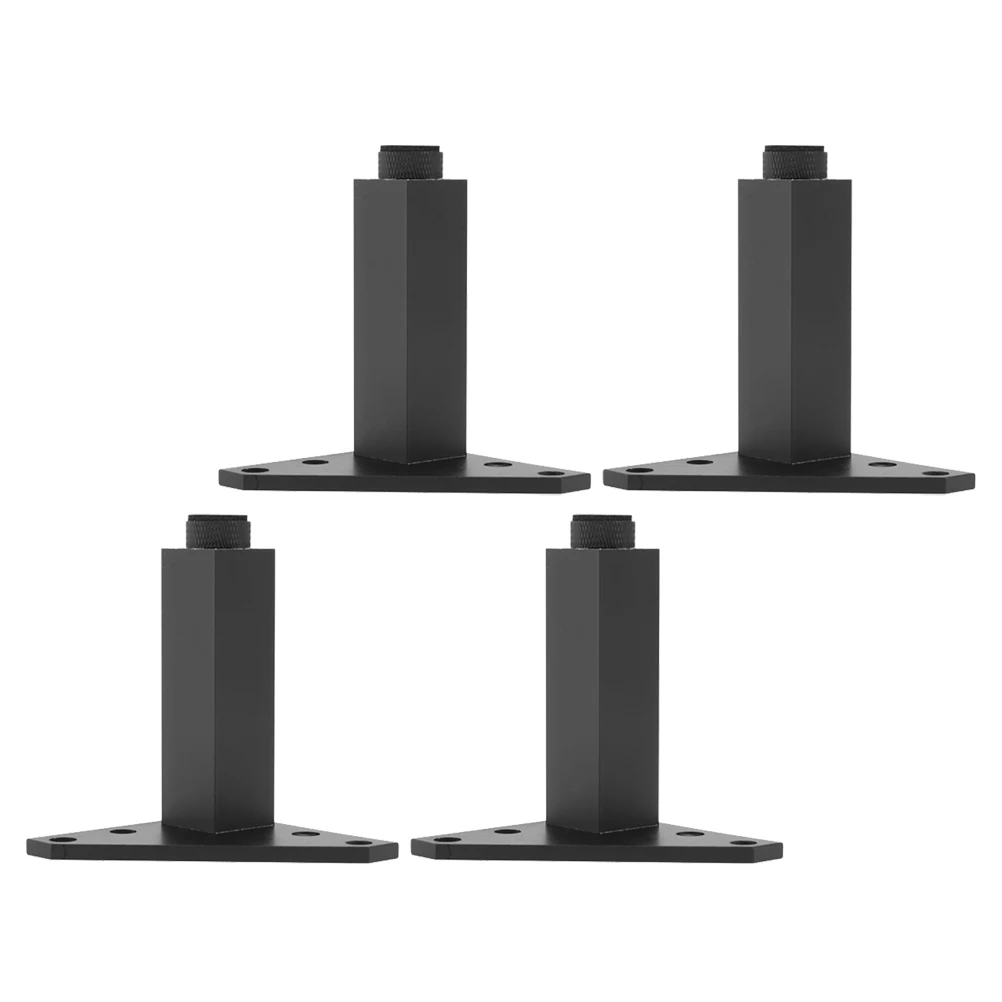 

4pcs Aluminum Alloy Furniture Legs Cabinet Support Feet Adjustable Anti-Slip Floor Protectors For Tables Chairs Sofas Durable
