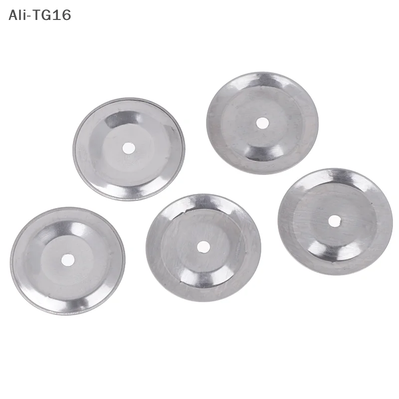 50 قطعة جرس الدف الدائري جلجل جرس الحديد ل Handbell الكنيسة طبل كمين الدف حلقة جلجل تأثير #4