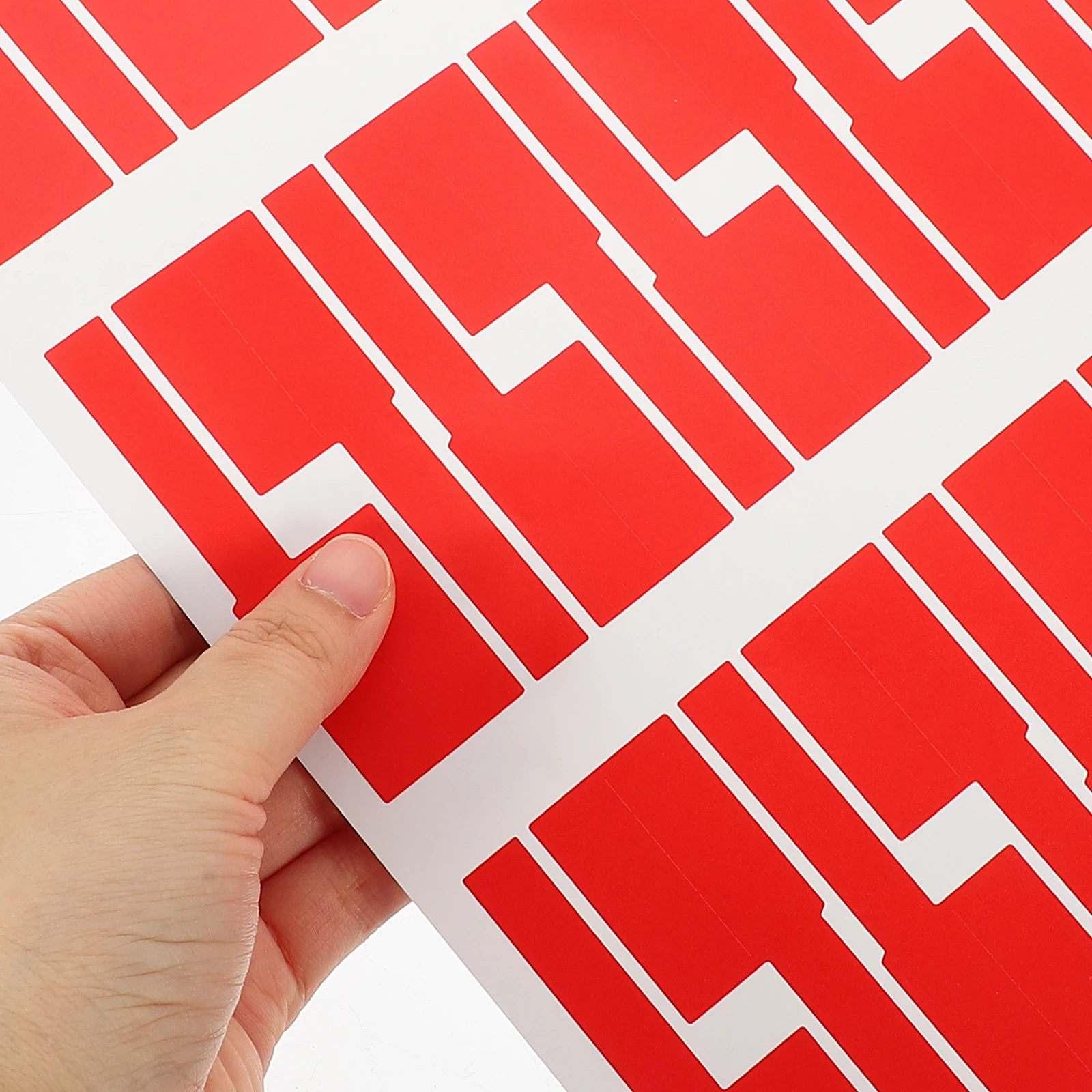 

10 Sheets Colorful Self-Adhesive Cable Labels Stickers Cord Tags Printable Identification Managing Organizer For Office School