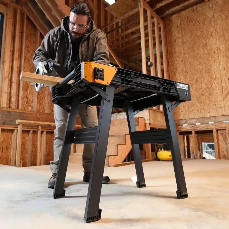 Multifunctional Folding Woodworking Saw Table Workbench TB-WB700