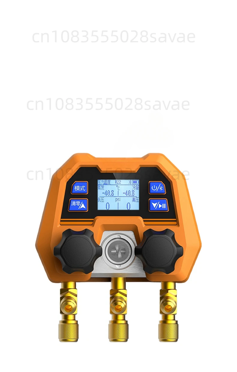 DMG-4B Digital Double Gauge Valve, Drop Resistant Pressure Gauge, Electronic Pressure Gauge