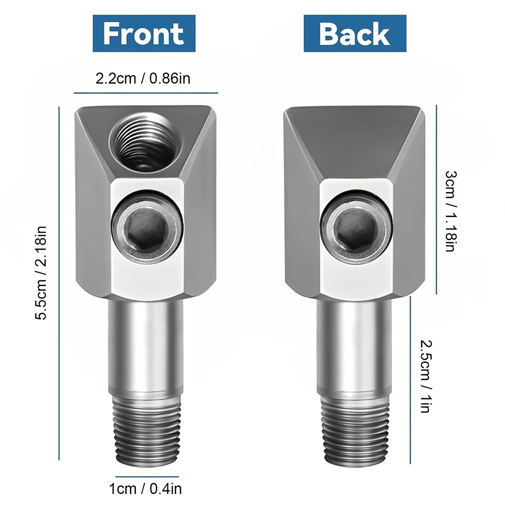 Stainless Steel Spray Pump Replacement Component with Hydraulic Adapter for 1/8-27 NPT Engine Pressure Sensor Installations