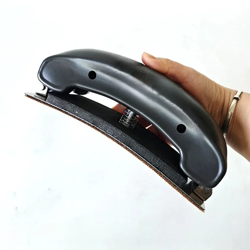 70x198mm elastic hand sanding board car curved sandpaper grinding board automatic adjustment deformable spring hand planer