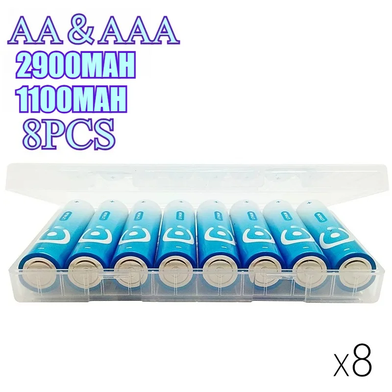8PCS 1.5V Aa ＆ Aa A…