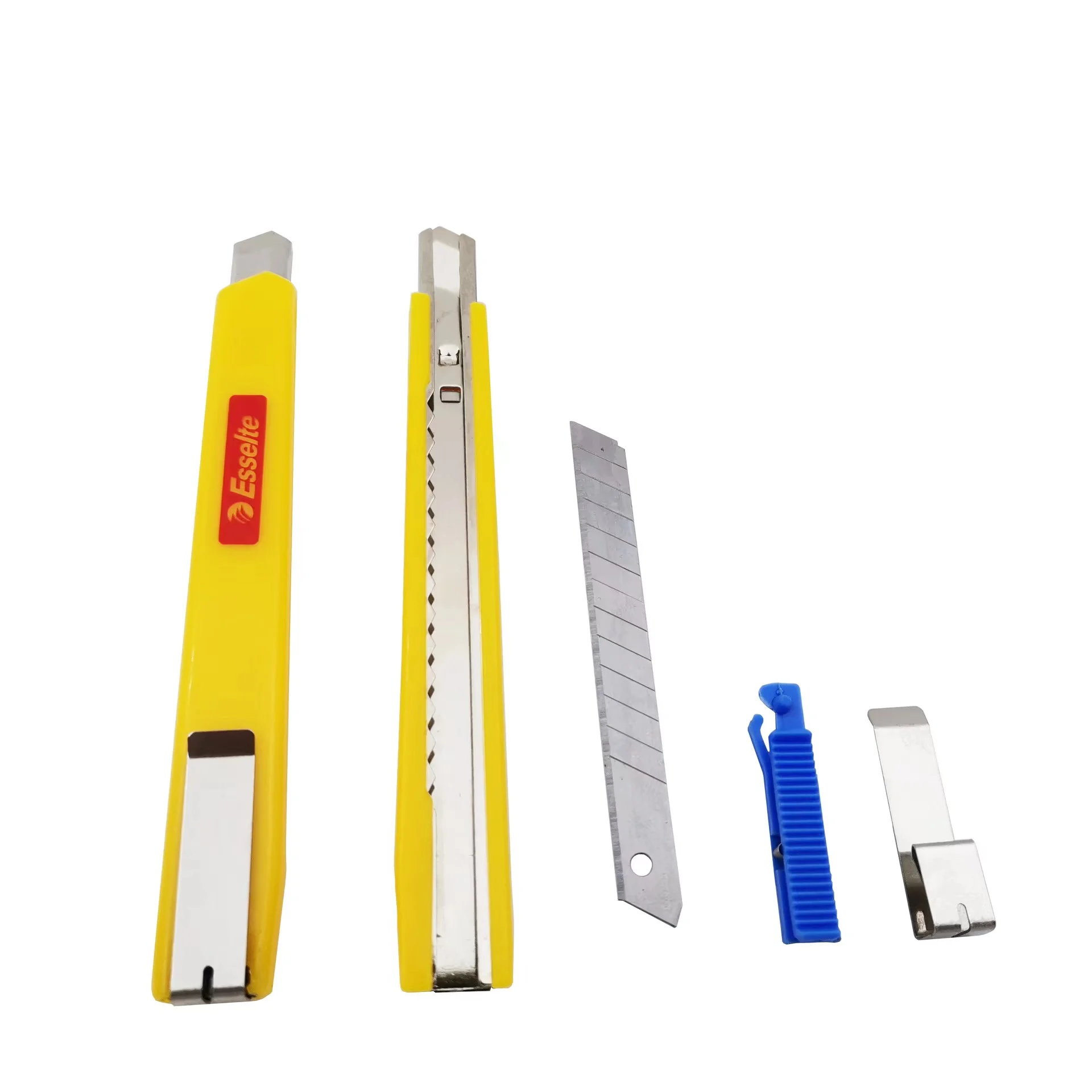 10 Pieces 9mm ESSELTE Small Size Cutter 60 Degree Stainless Steel Knife For Car Wrap Paper and office Knife DIY Art Cutter