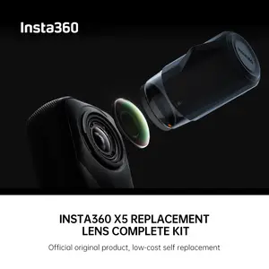 Bilashmart Insta360 X5 Replacement Lens Complete Kit Insta 360 X5 Original Accessories