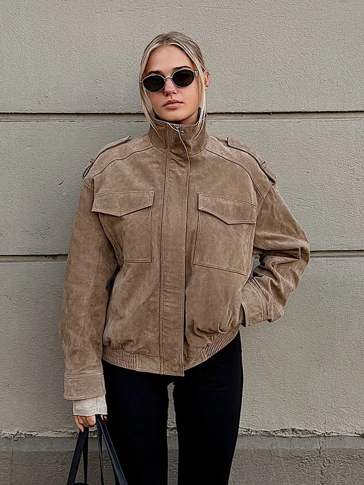 

HH женские осенние уличные однотонные пальто водолазка с карманами и украшением на молнии женские новые модные модные куртки с длинными рукавами модные