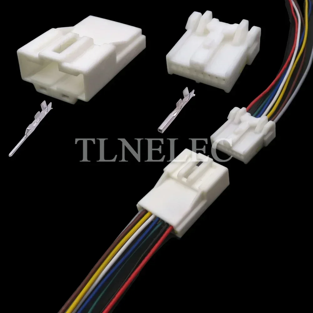 8 Pin Way Auto Sunroof Reading Lamp Unsealed Socket with Wires Car Wire Harness Connectors For Nissan 6098-1117 6098-1121