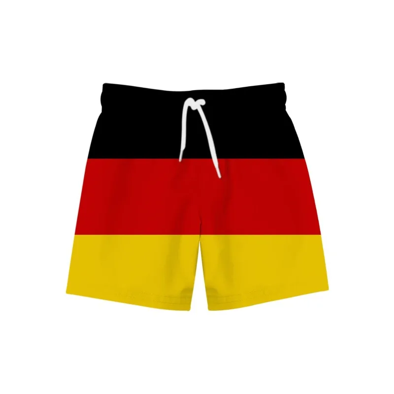 2026 Summer Printed Fashion Casual Personalized Color Blocked Shorts Adult and Children's Quick Drying Sports Shorts