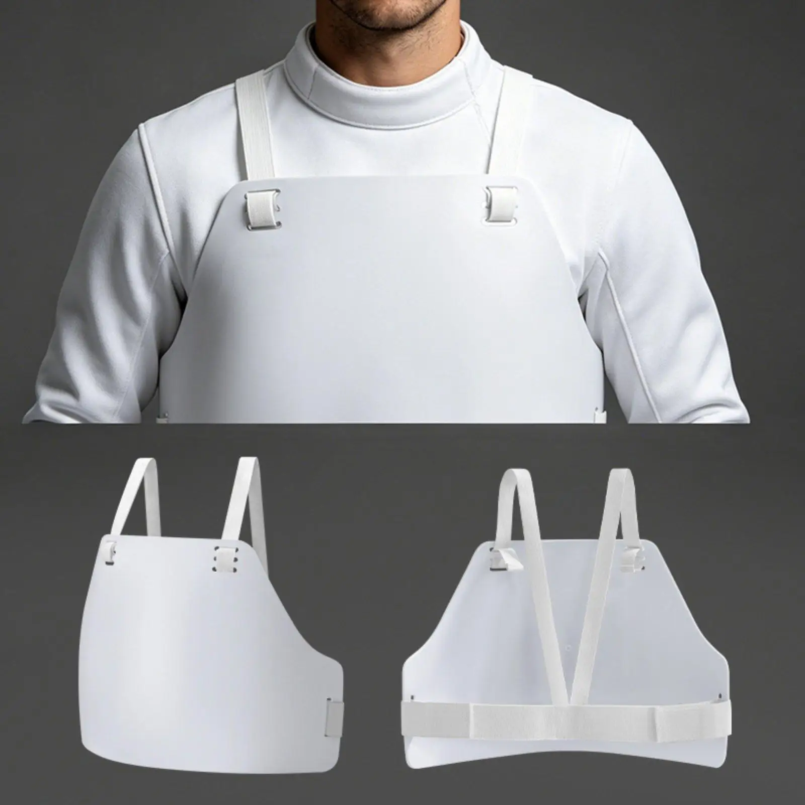 Taekwondo Chest Protector PP Material Soft Chestguard Fencing Defense Gear for Drills Boxing Volleyball Football