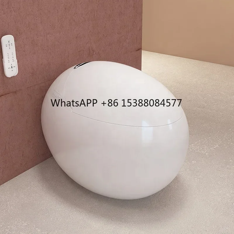 

YYHC-2022 new modern egg shape toilet sanitary ware bathroom ceramic luxury electric intelligent wc smart toilet automatic