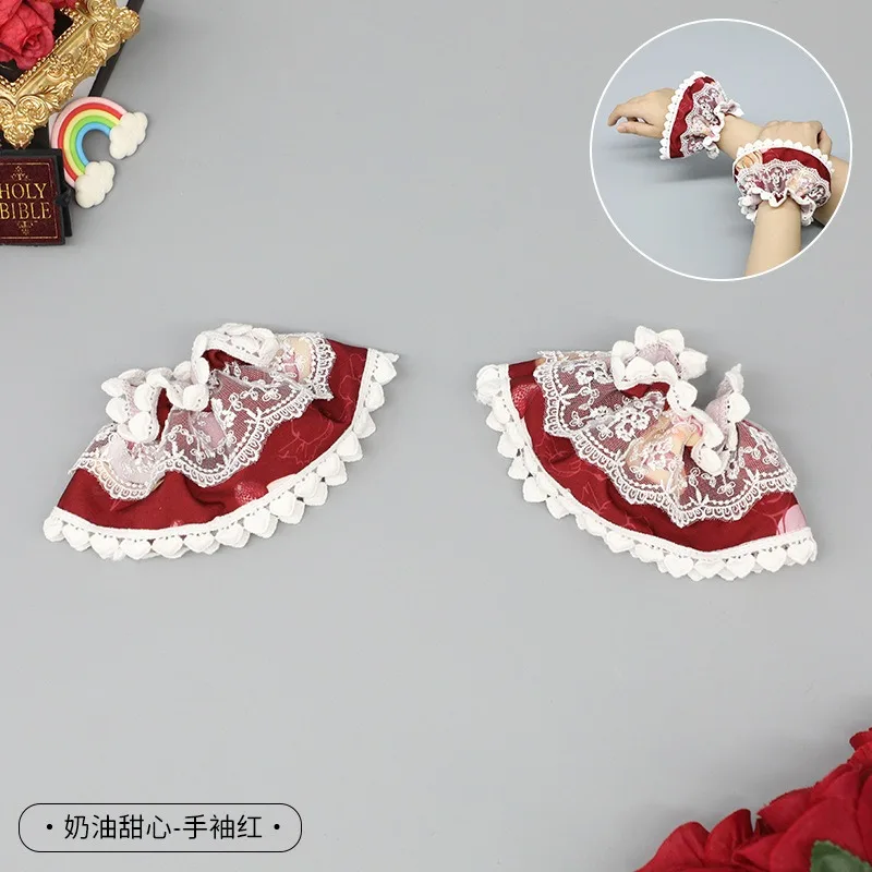 Bella Bowknot Sweet Lolita Fiore di pizzo Cerchietto per capelli Anime Cameriera Cosplay Fascia Copricapo Accessorio fatto a mano all'ingrosso