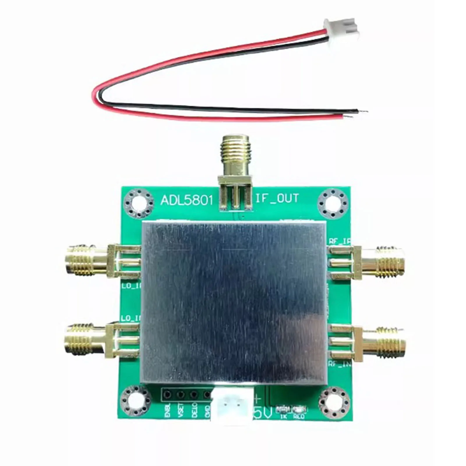 Imagem -02 - Mix Módulo Mixer Freqüência Ativa rf Mixer Duplo Mixer Balanceado Cabo de Banda Larga Up-converter Down Converter Adl5801 10mhz6ghz