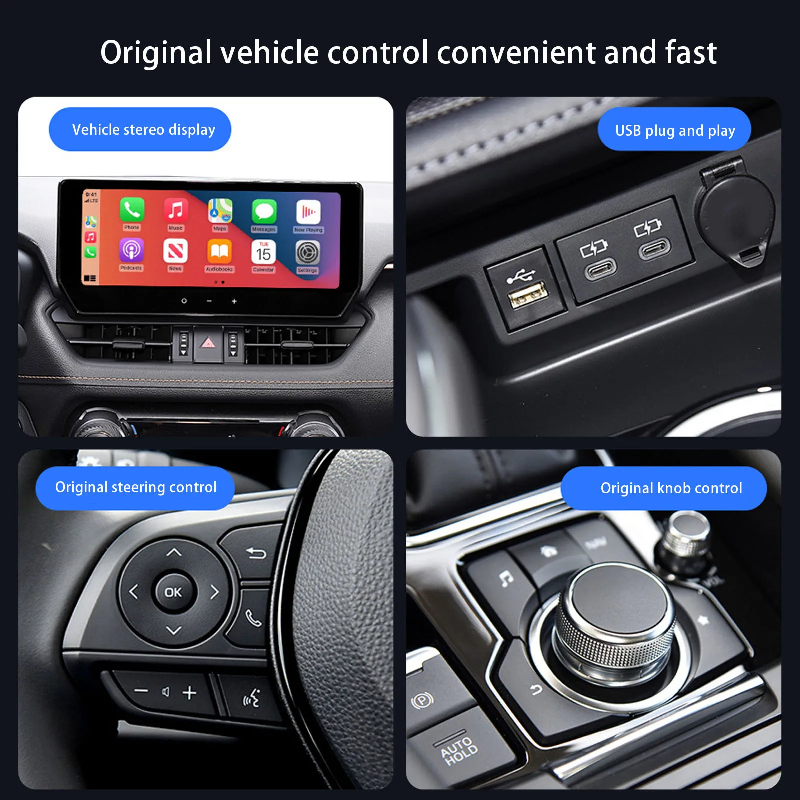 Adaptador sem fio para carplay adaptador sem fio para carplay converter oem com fio para usb plug and play sem fio para ios10 e