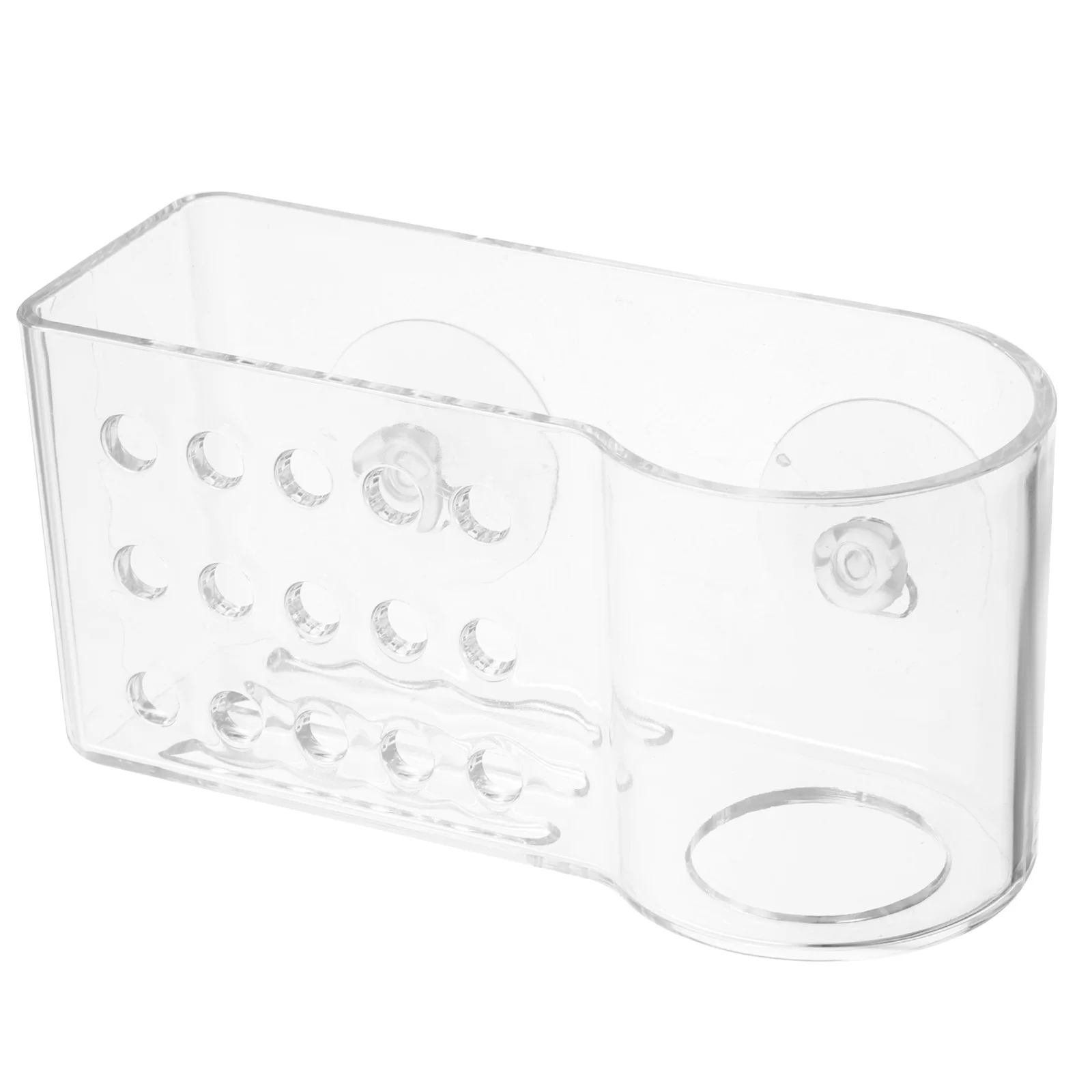 Sponge Holder for Kitchen Sink with Suction Cup Quick Drying Drain Rack for Sponge Scrubber Soap Kitchen Sink Organizer Multi