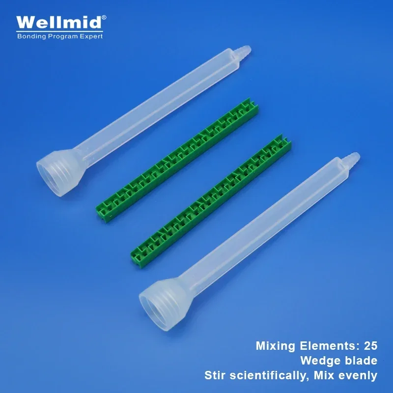 Disposable Plastic Wedge Blade Static Mixer 1:1  2:1 Semicircle High-quality Mixing Tool ARALDITE 200ml 400ml AB Glue Disposable