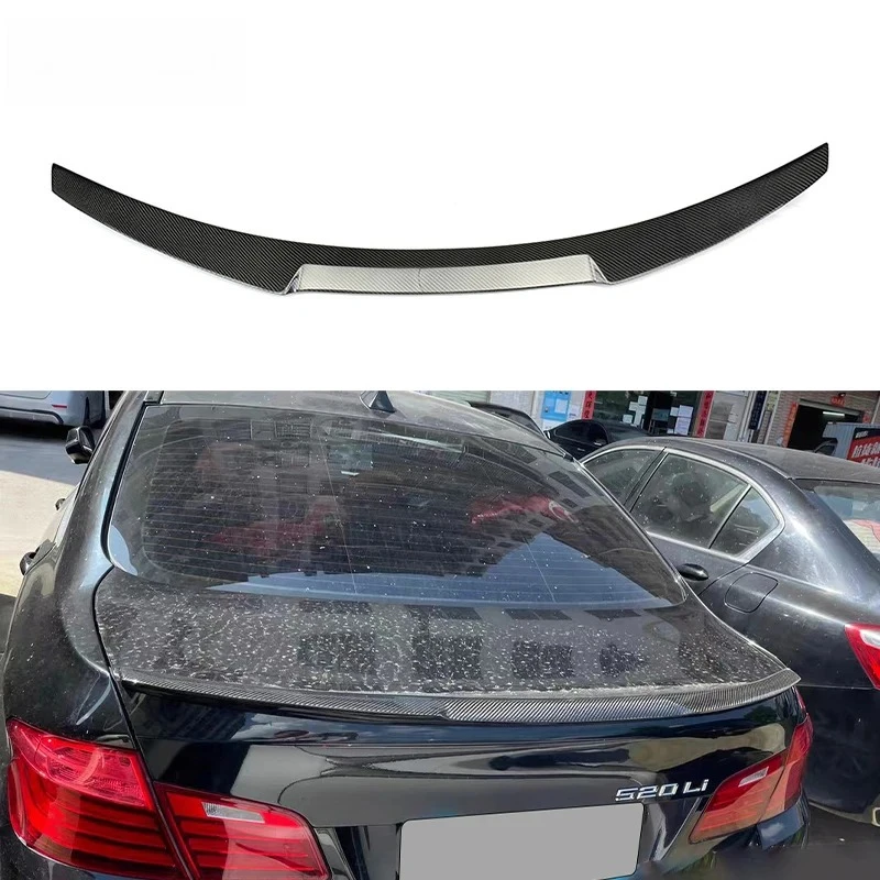 

F10 Carbon Fiber M4 Style Rear Trunk Spoiler Wing Rear Wing Spoiler Lip Car Styling For BMW 5 Series F10 F18 M5 MSport