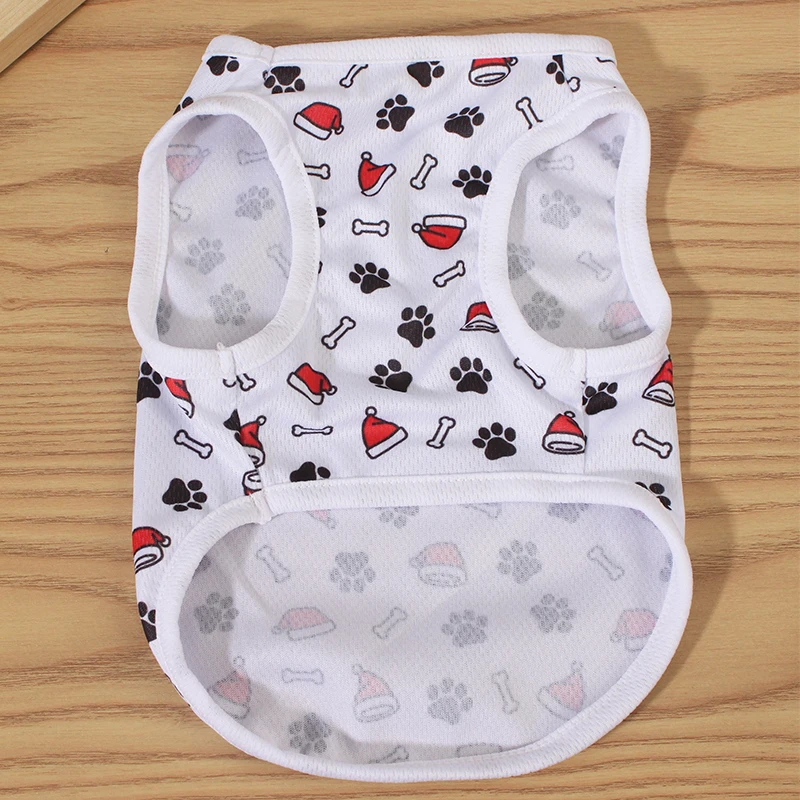 Puppy Dogs Soft Vests Pet Dog Clothes Cartoon Clothing Summer Shirt Casual T-Shirt for Small Pet Supplies
