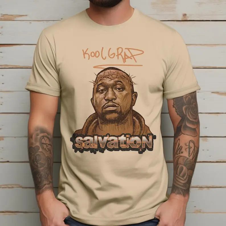 T-shirt Kool G Rap - Légende du rap avec motif de salut, cadeau idéal pour les fans Kool G Rap, streetwear hip-hop audacieux pour les fans