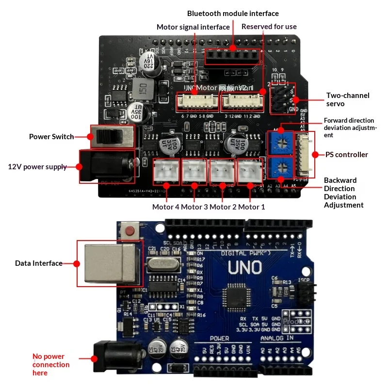 Chassi do tanque de absorção de choque de esteira rolante TS100, 25 motores/alças/controle de APP móvel, código aberto