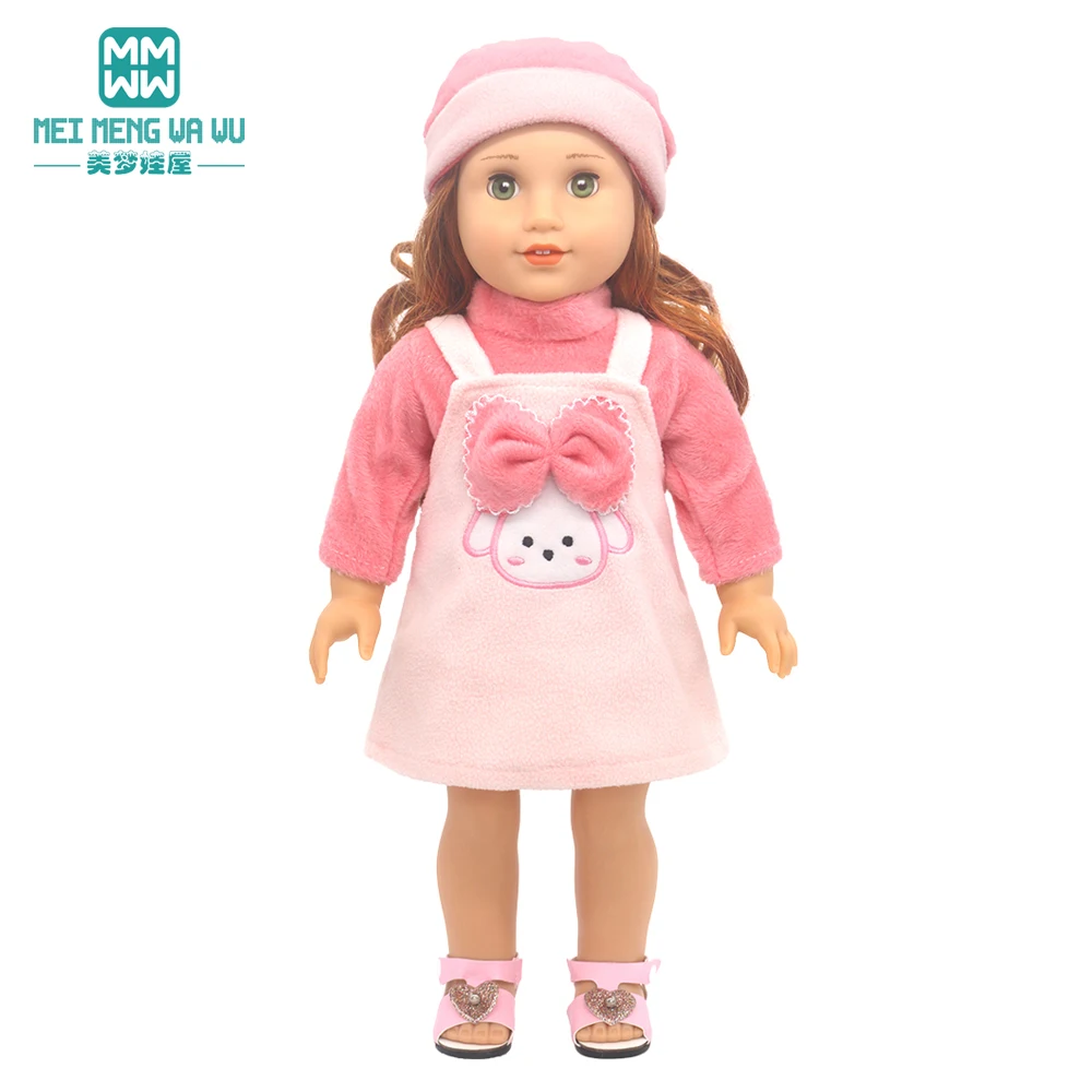Clothes for Dolls Fits 43CM Toys New Born Doll American doll Accessories Fashion Jackets, jeans, shoes