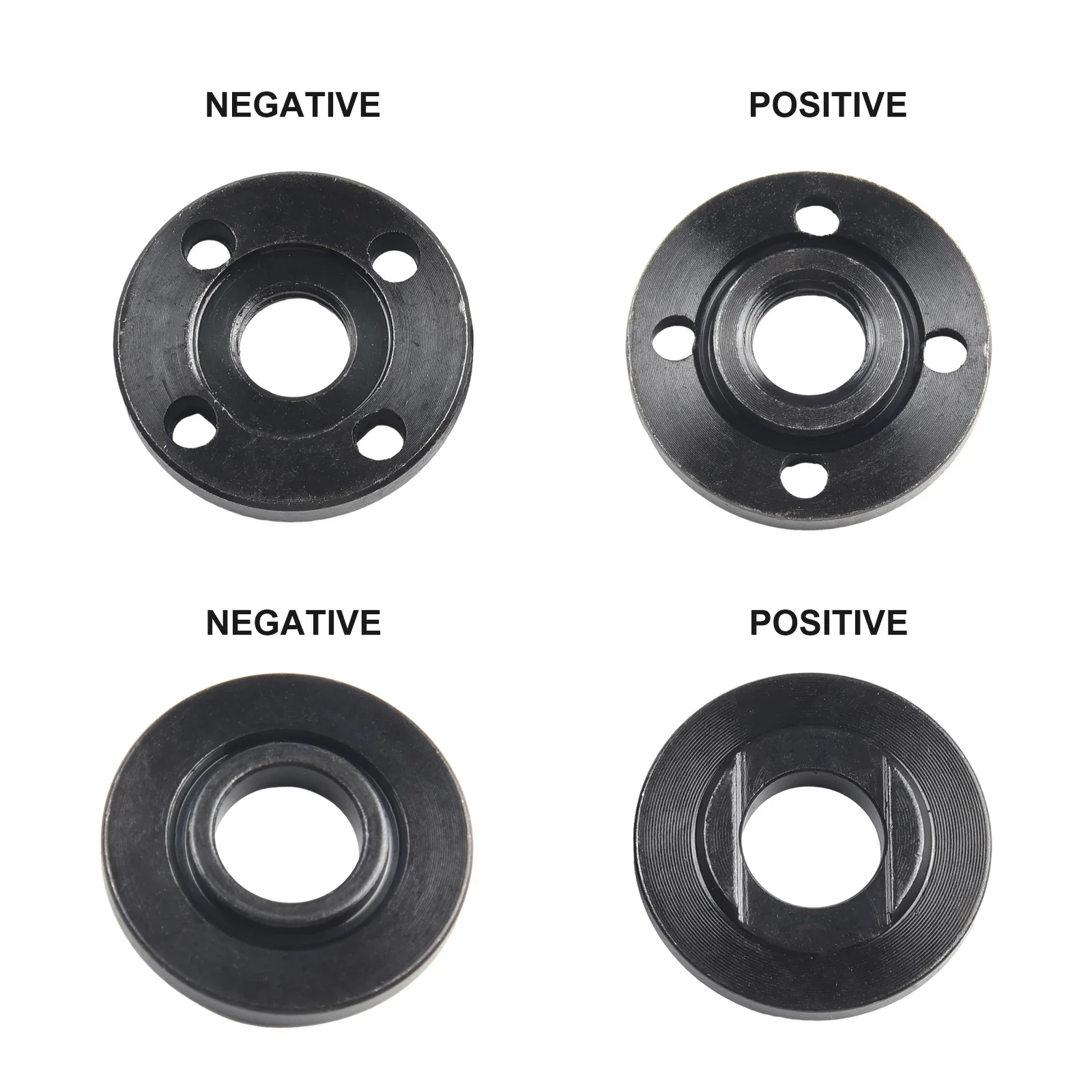 Assembly Flange Nut Black Equipment For 150 Angle Grinder Inner Outer Thread Replaces Set Tools Workshop Hot