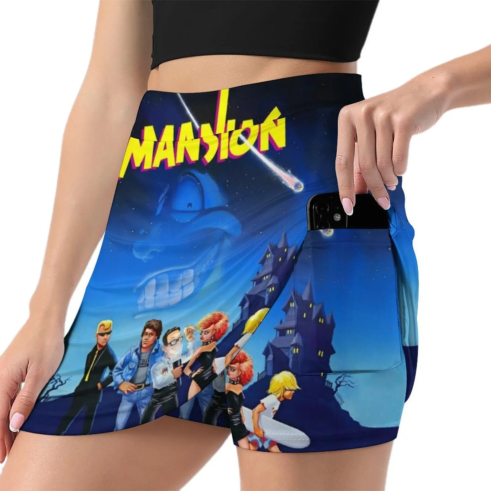 Day of the Tentacle - Maniac Mansion (High Contrast) Mini Skirt summer dresses for women 2025 fashion korean clothing