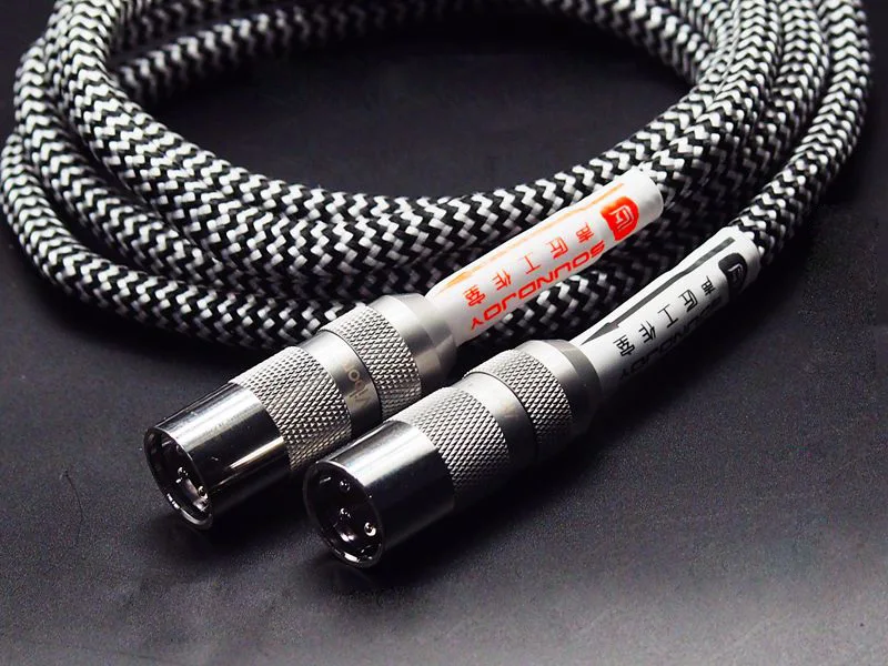 HIFI XLR Male To Female Balanced Cable Plug JENSEN 6N Pure Silver ODIN 7N OCC Western Electric Red Copper Multiple Mixed