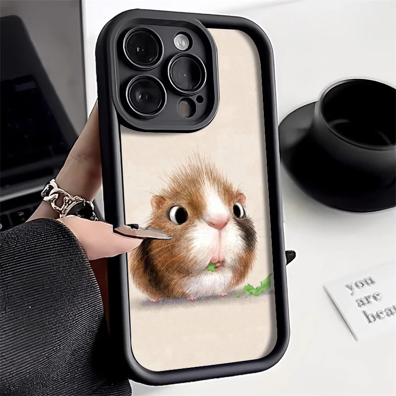 

Cute Phone Case For iPhone 16 Pro Max Cases iPhone 11 15 12 13 14 Pro Max 15 7 8 14 16 Plus X XR XS Max SE2 Silicone Cover Funda