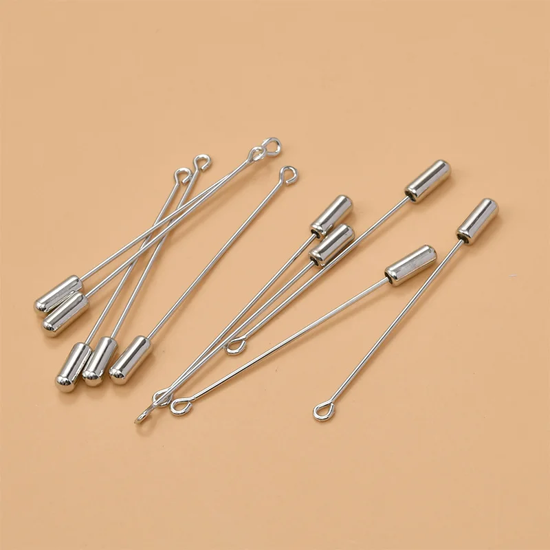 20pcs Copper Lapel Pins Blanks Base Wedding Accessories Components For DIY Brooches Clothes Jewelry Making Women Man Fittings