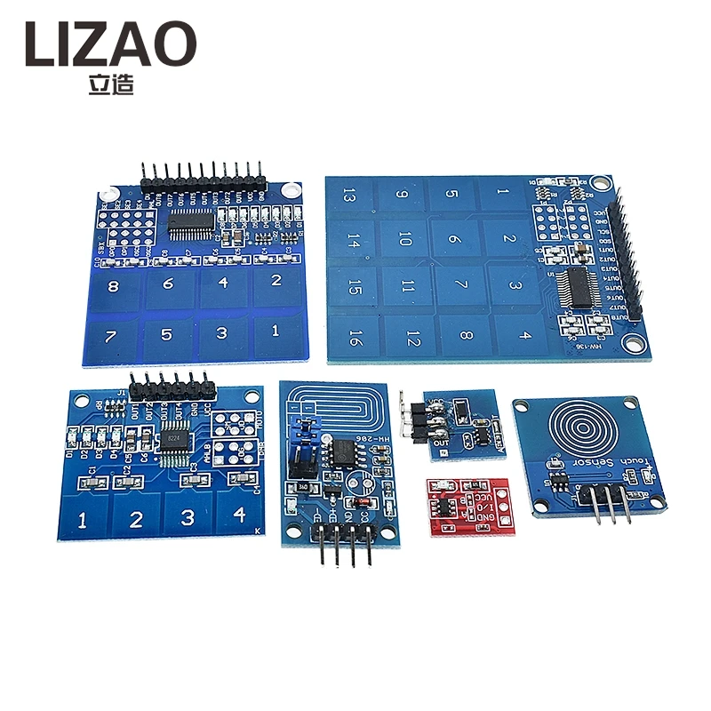 LIZAO Capacitive Touch Button Module TTP223 TTP224 TTP226 TTP229 Single Channel Touch Switch Sensor Board