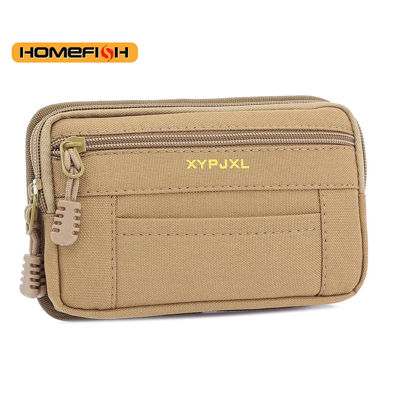 Men's Waterproof Tactical Waist Pack with Molle System - Nylon Bum Bag for Outdoor Military Sport Hunting Mobile Phone & Travel