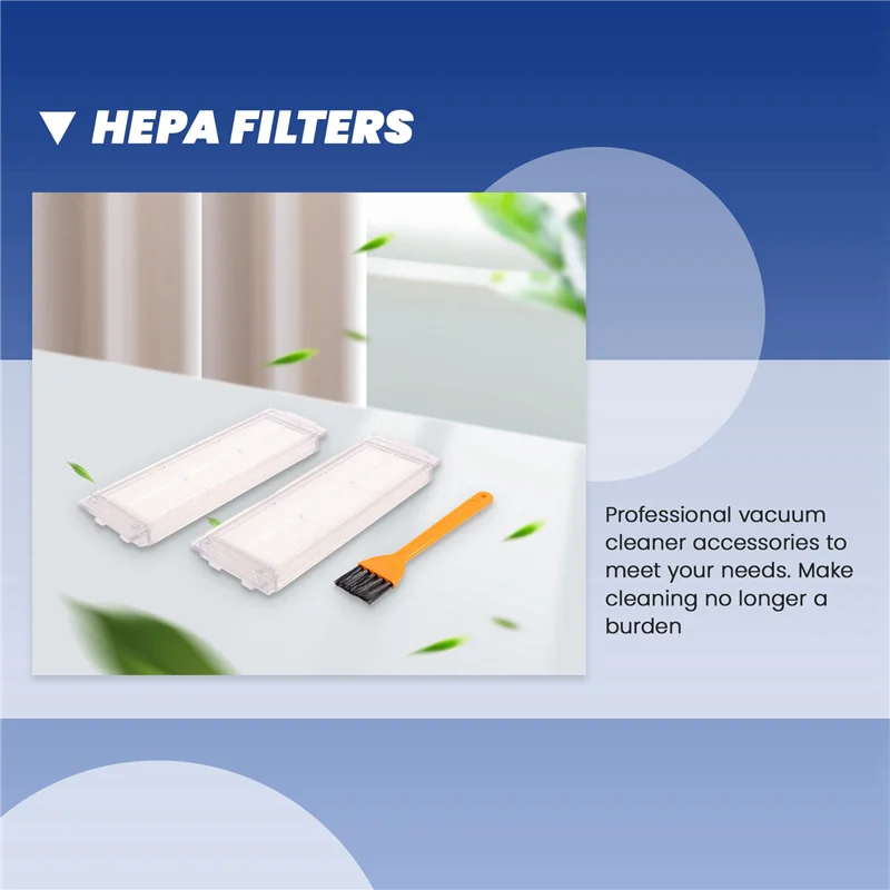 A01V-HEPA Filter For Xiaomi Mi Robot Vacuum Mop Pro STYJ02YM For Viomi V2 PRO V-RVCLM21B Vacuum Cleaner Parts