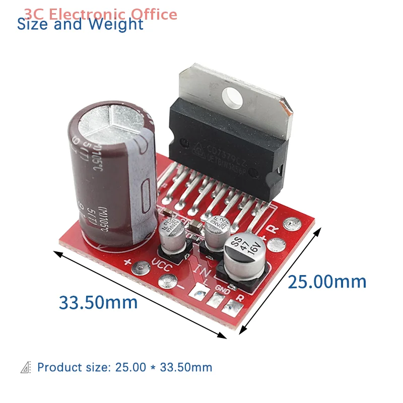 High Power TDA7297/7377 Stereo Amplifier Board, 2.0 Two-Channel, Audio Amp Amplificador Module, CD7379 Amplifiers